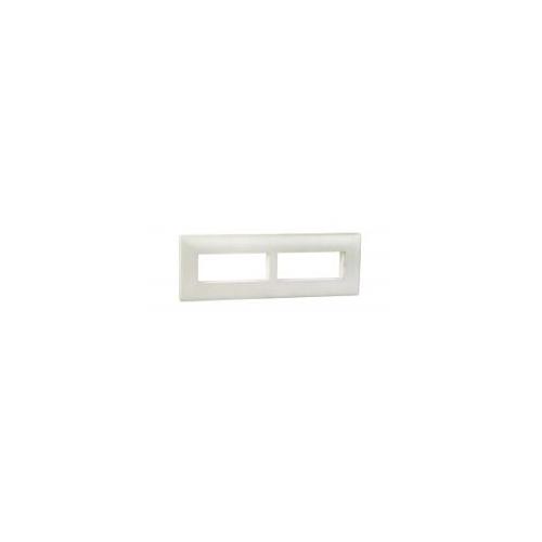 Legrand Mylinc 8M Pearl White Cover Plate Horizontal, 6763 65